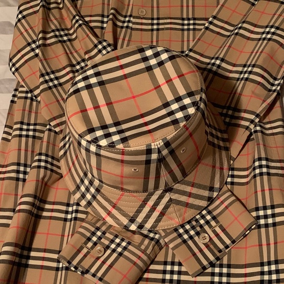 SOLD Vintage Check Bucket Hat - Picture 4 of 4